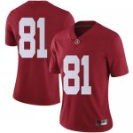 Women's Alabama Crimson Tide #81 Cameron Latu Crimson Limited NCAA College Football Jersey 2403GIIC2